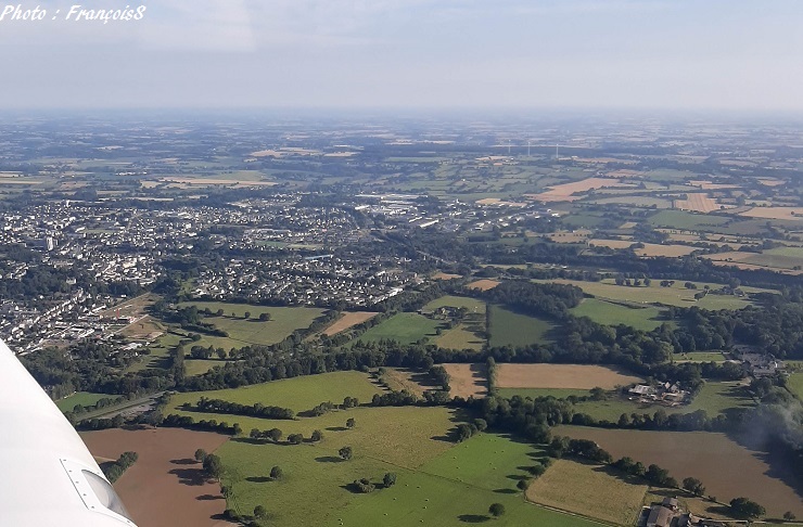 Château de la Lorie vu du ciel