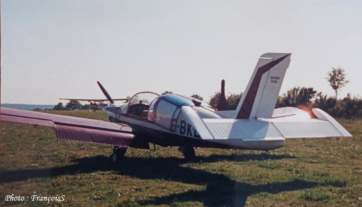 Années 80 : Première séance de pilotage sur ULM