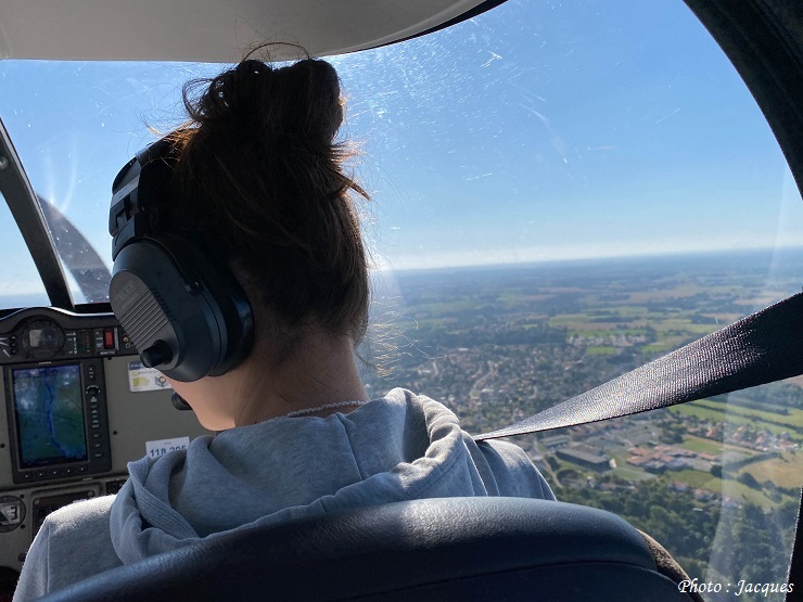 Baptême de l'air de Lucie