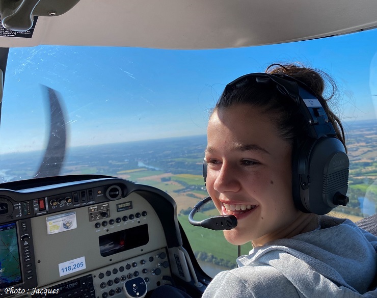 Baptême de l'air de Lucie