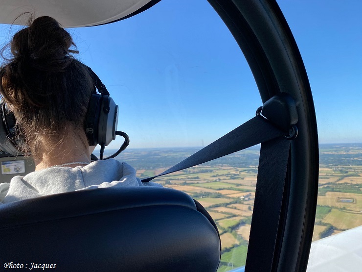 Baptême de l'air de Lucie