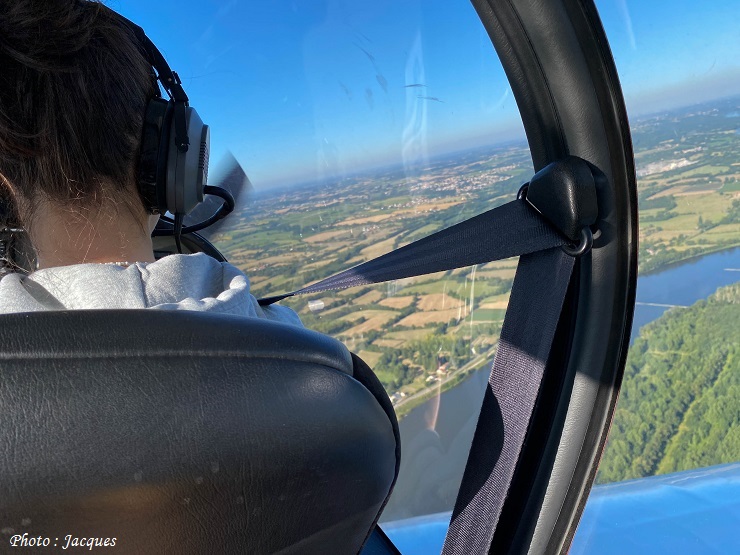 Baptême de l'air de Lucie
