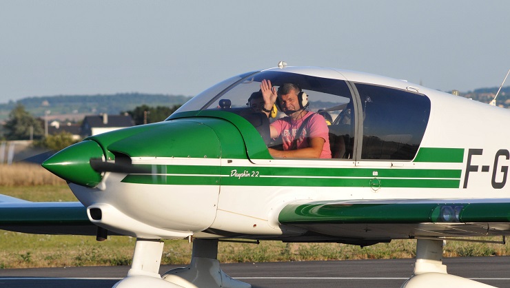 01 Aout 2015 : Premier vol de Martin en Robin Dr400
