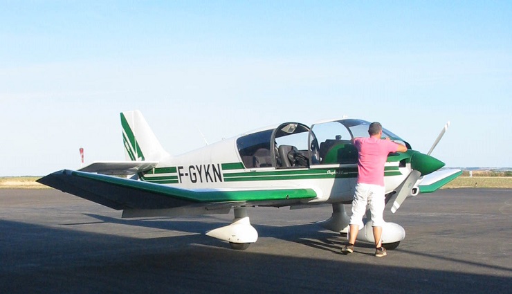01 Aout 2015 : Premier vol de Martin en Robin Dr400