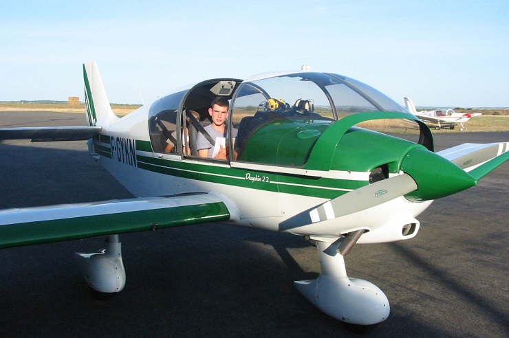 01 Aout 2015 : Premier vol de Martin en Robin Dr400