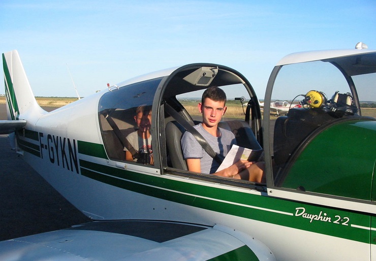 01 Aout 2015 : Premier vol de Martin en Robin Dr400